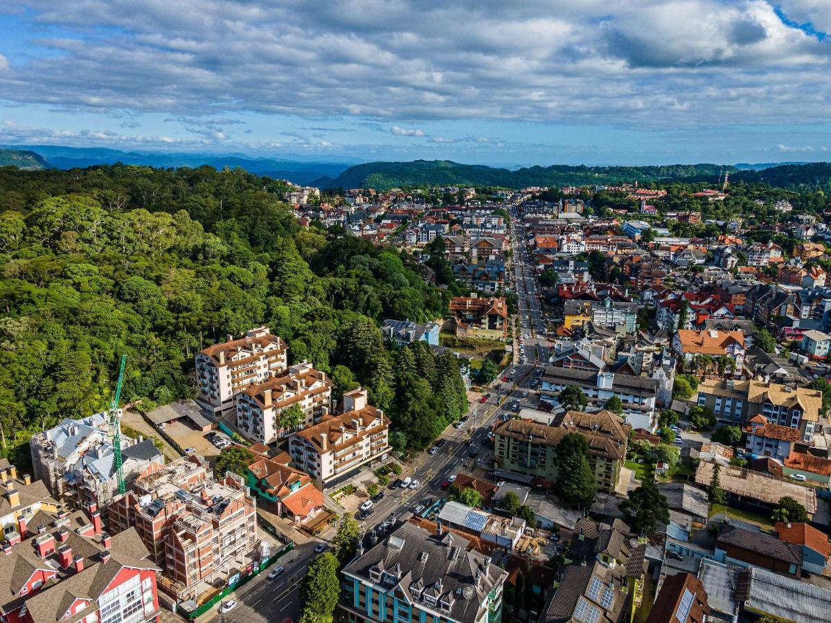 Flores Da Montanha 103B - Apto Borges De Medeiros Gramado 600 Metros Rua Coberta Eksteriør bilde